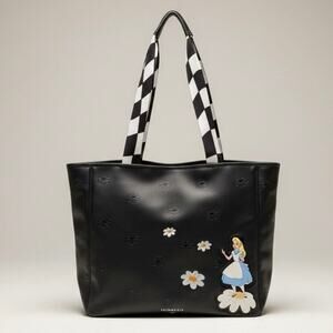 NWT Disney & Skinny Dip London Alice in Wonderland large tote bag
